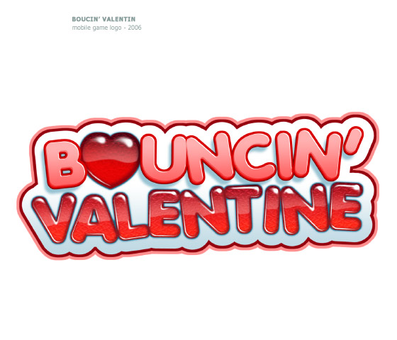 Bouncin valentine logo